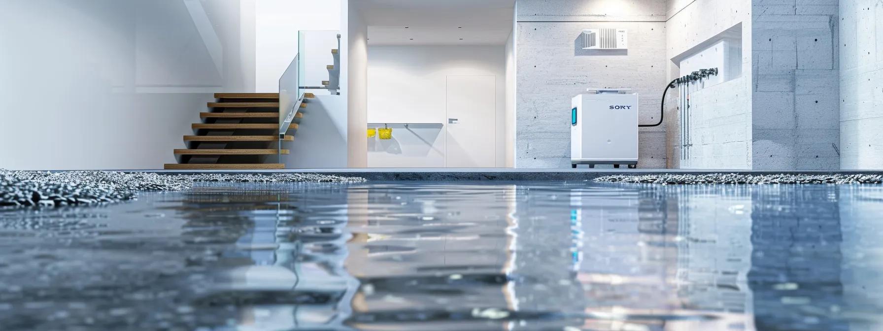 Diagram showing moisture threats to Annapolis home foundation and air quality.