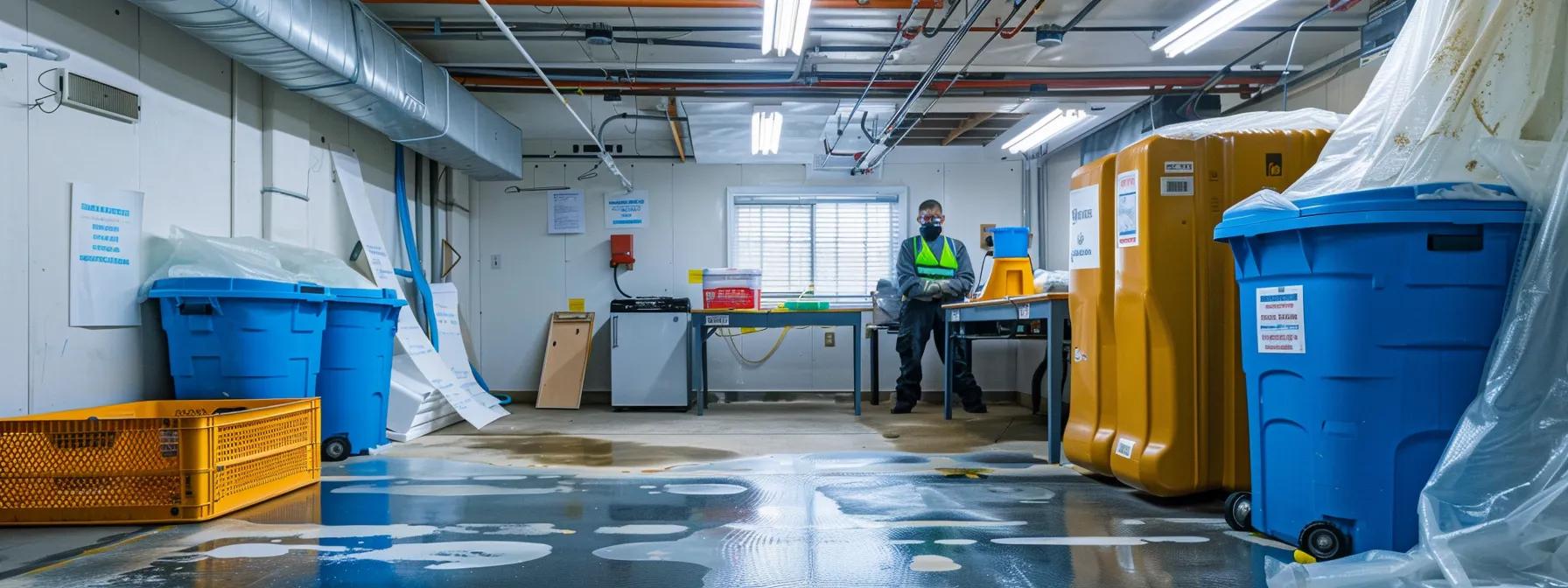 Mold remediation process in an Annapolis home for structural integrity and health.